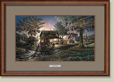 (image for) His First Day Framed Print -American Portrait Series
